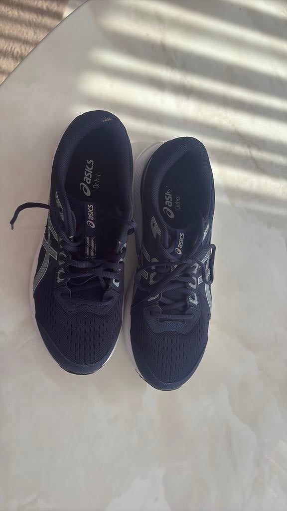 Asics gel hardloopschoenen, Blauw, Sportschoenen, Ophalen of Verzenden, Zo goed als nieuw