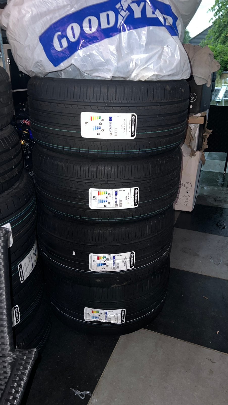 BMW x5 x6 banden Conti ecocontact 6* 315 30 22/275 35 22, Ophalen of Verzenden, Nieuw, BMW