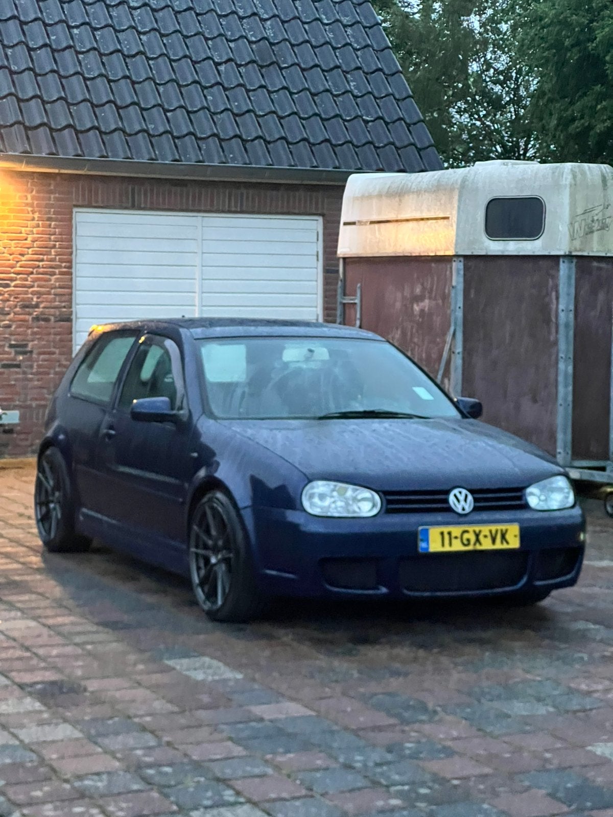 Volkswagen Golf 4 1.8T Stage 3 280pk 390nm 1075kg Tracktool, 4 cilinders, Blauw, Origineel Nederlands, Handgeschakeld