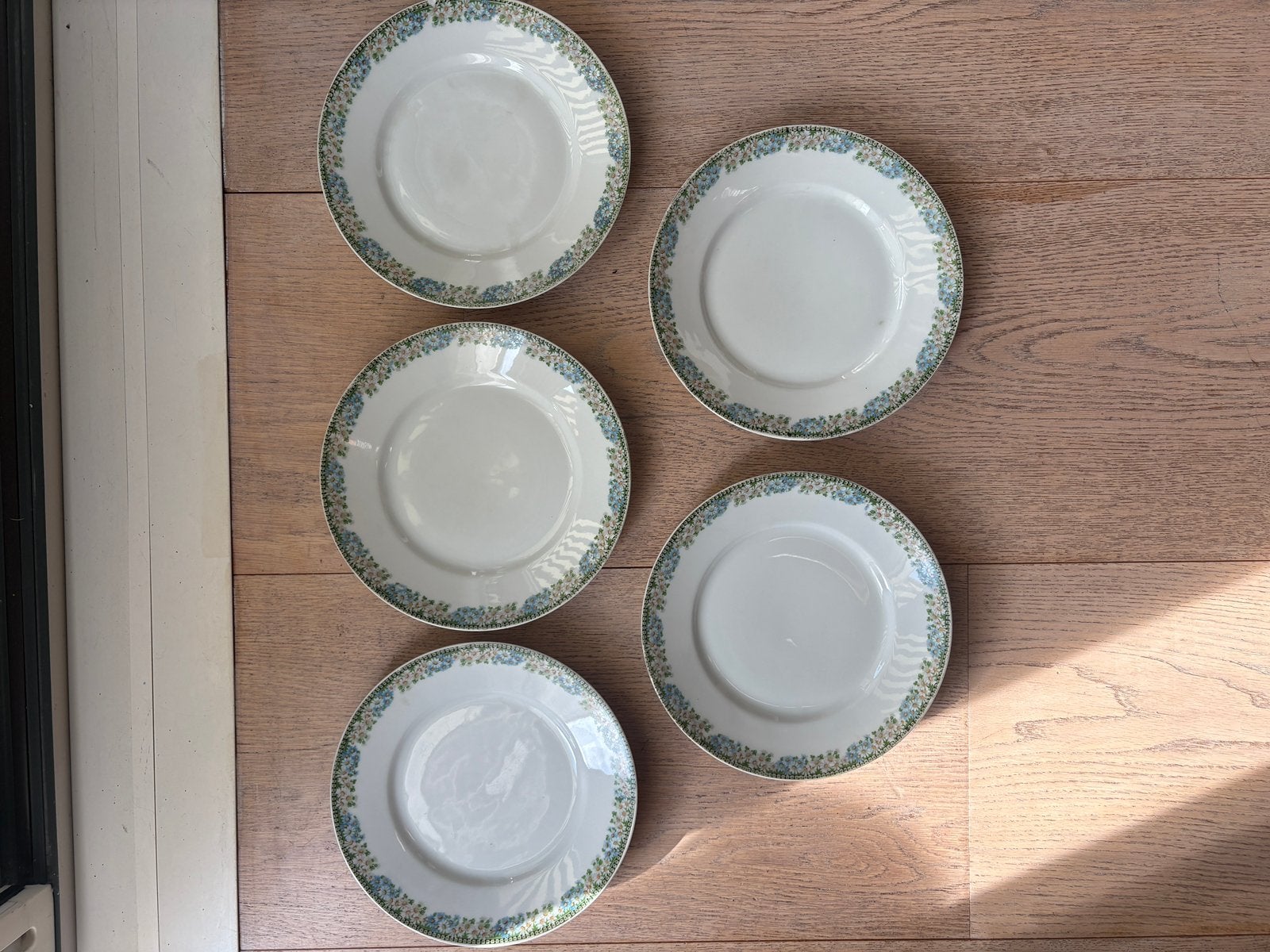 Antieke Fraureuth porselein dinerborden, Ophalen of Verzenden