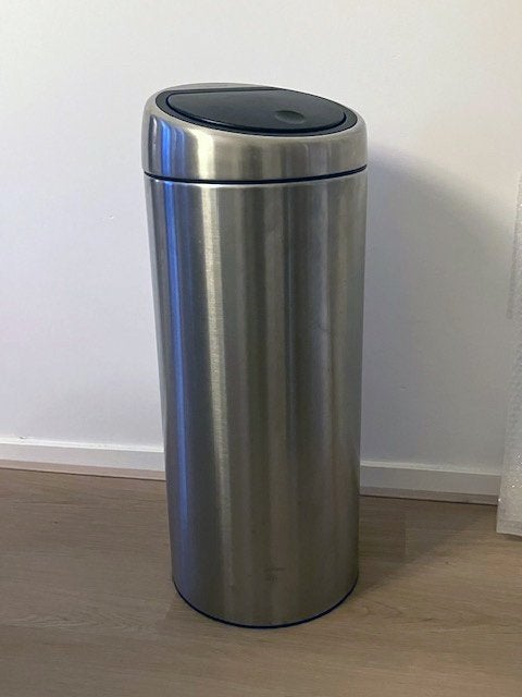 Brabantia prullenbak RVS TouchBin 23-30L, Ophalen, 50 – 75, Gebruikt, 20 tot 30 liter