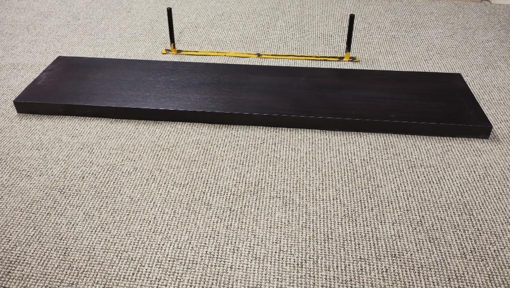 Wandplank Ikea Lack zwart - 120 x 25 x 4, Ophalen, Gebruikt
