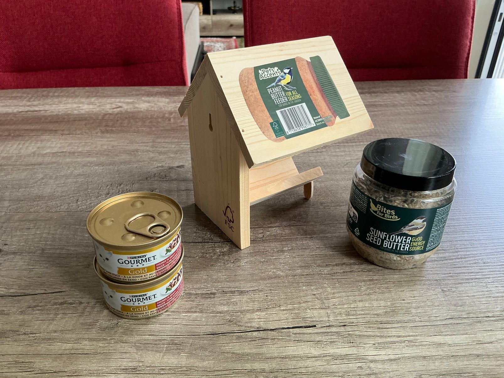 “Peanut Butter Feeder” voor vogels., Ophalen, Zo goed als nieuw