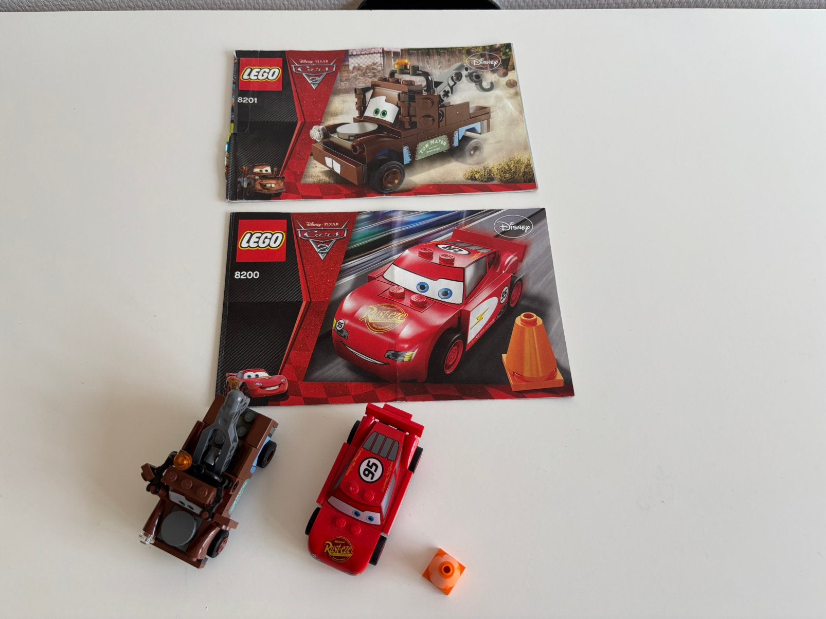 Lego Cars 8200 en 8201, Lego, Ophalen of Verzenden, Zo goed als nieuw, Compleet