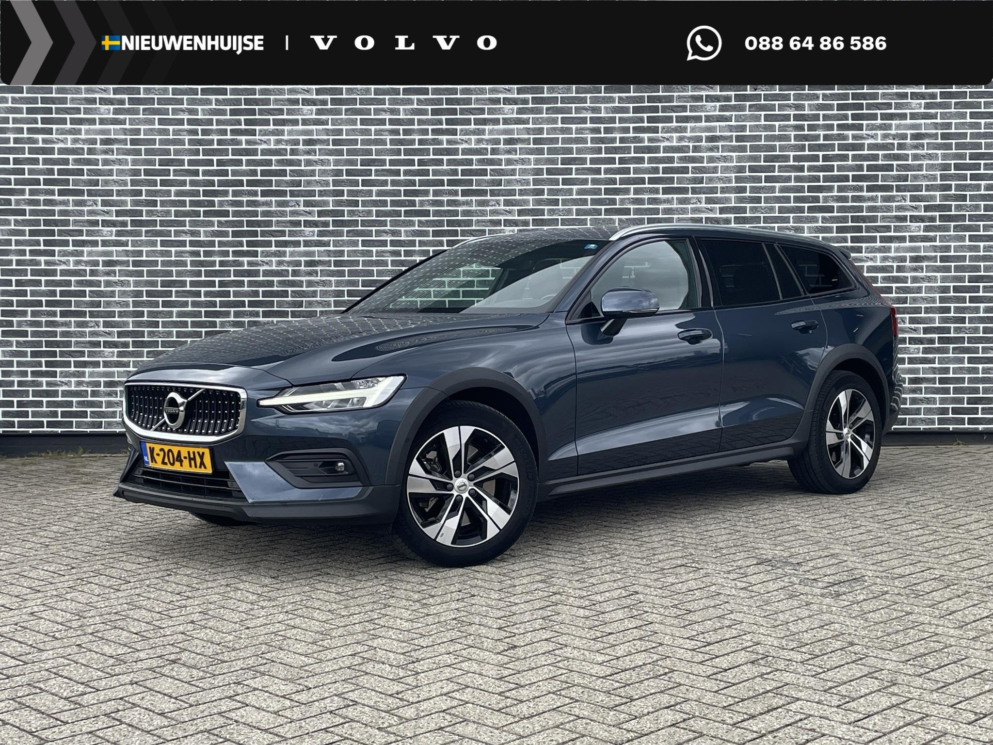 Volvo V60 Cross Country 2.0 B5 AWD Pro | Trekhaak | Panorama, Auto's, 15 km/l, Euro 6, Blauw, Vierwielaandrijving