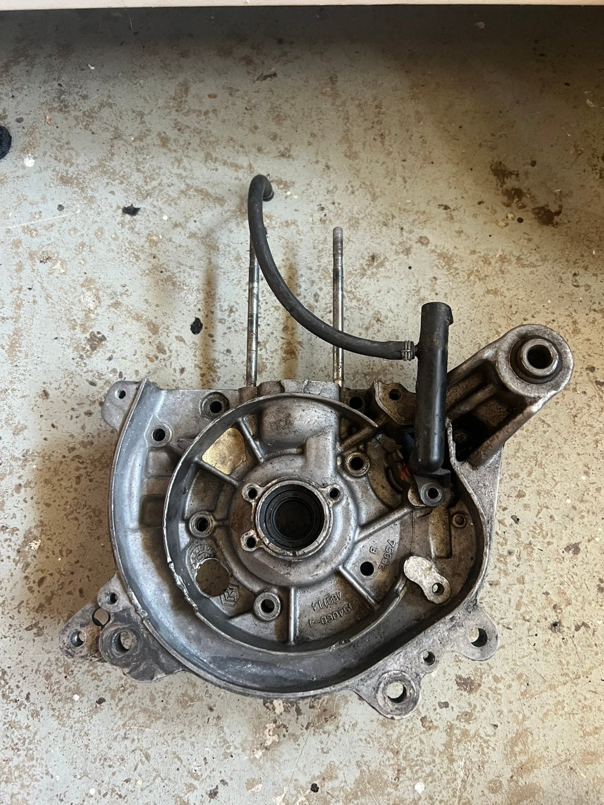 Piaggio klein carterhelft 50cc LC zip sp, Fietsen en Brommers, Brommeronderdelen | Scooters, Ophalen, Zo goed als nieuw, Piaggio