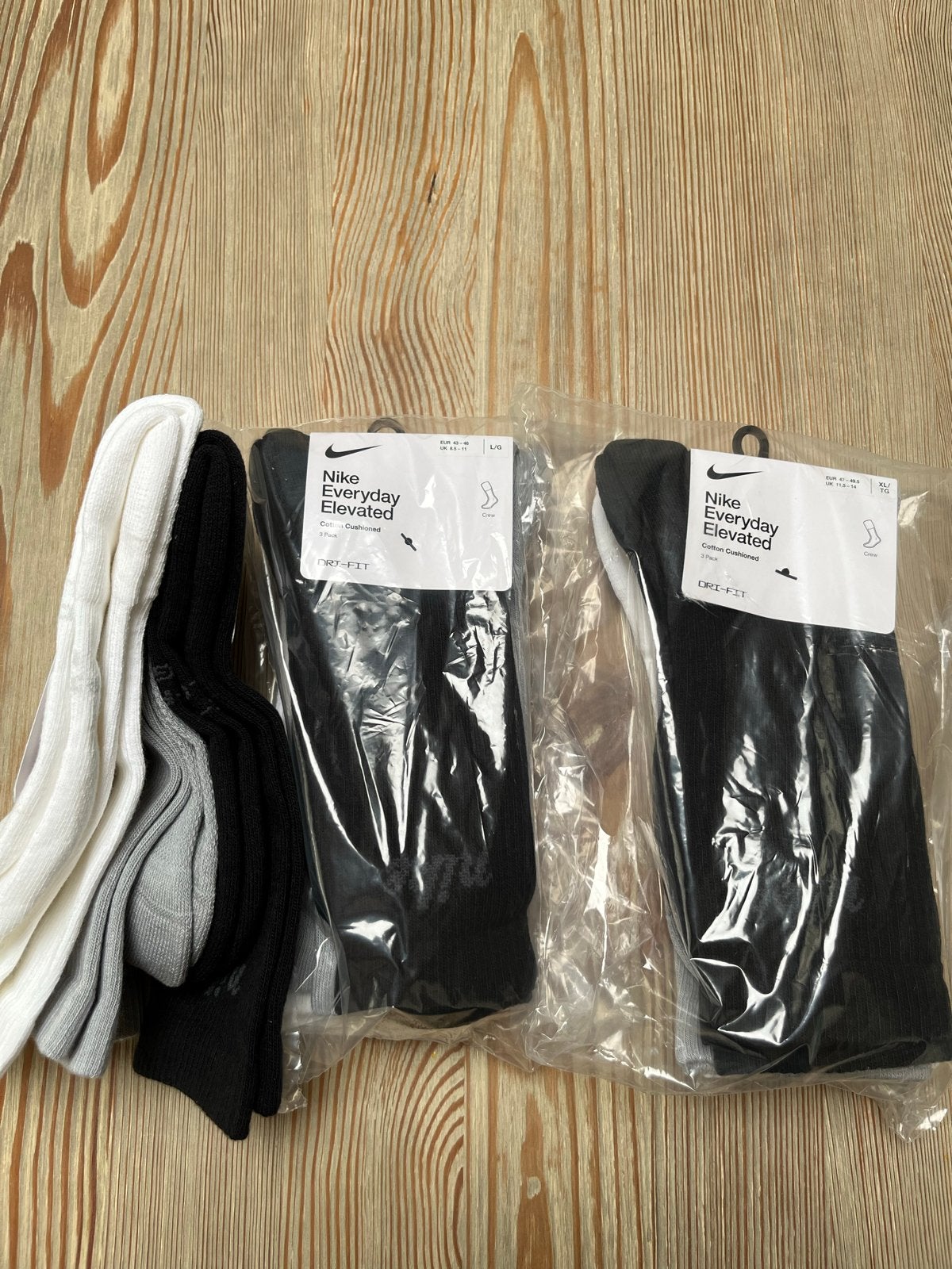 Nike Everyday Elevated Crew Sokken - 9 paar, Kleding | Heren, Sokken en Kousen, Verzenden, Nieuw, Maat 43 t/m 46, Overige kleuren