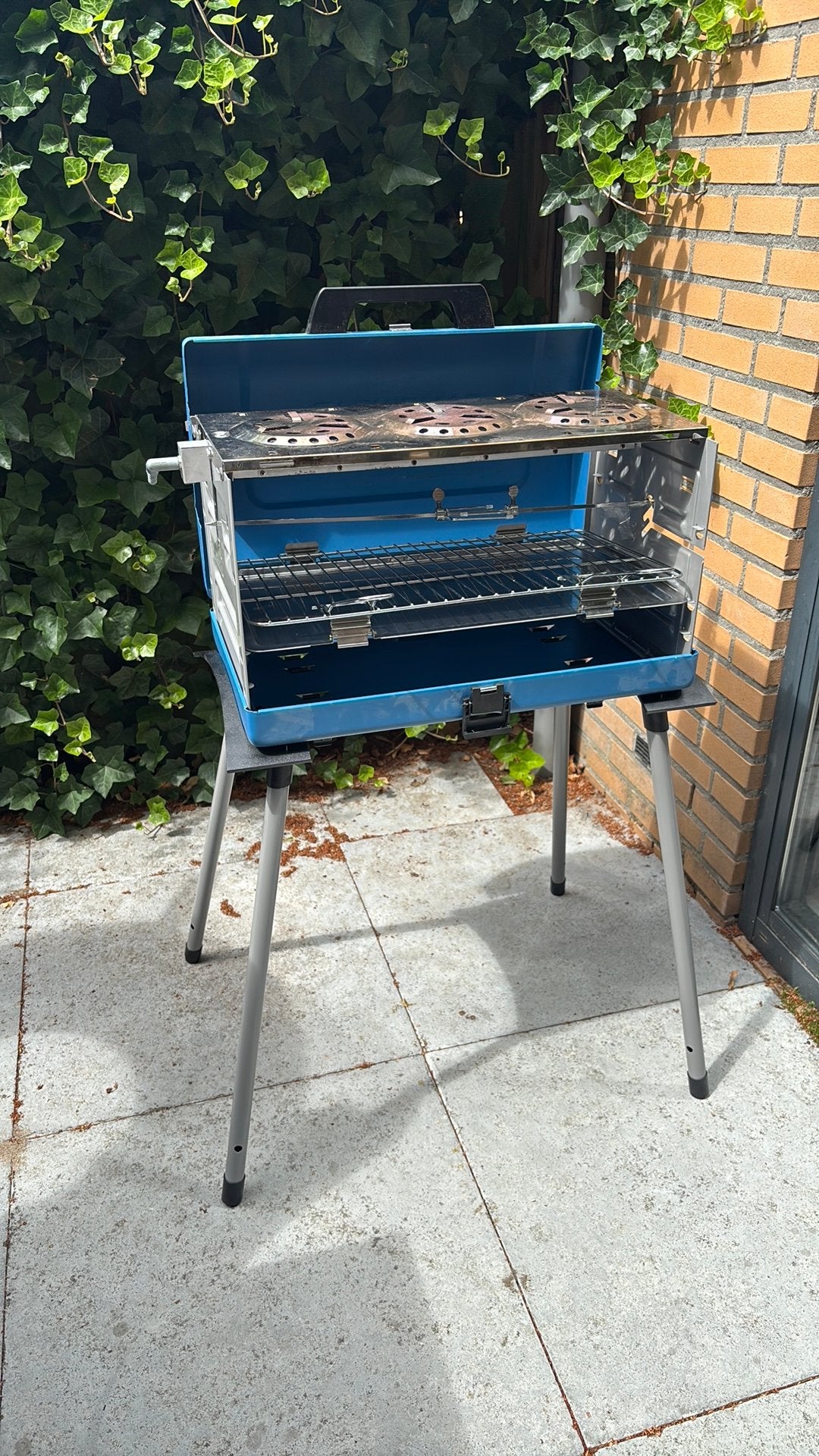 Campingaz 200 SRG - fornuis met grill & spit, Ophalen, Zo goed als nieuw