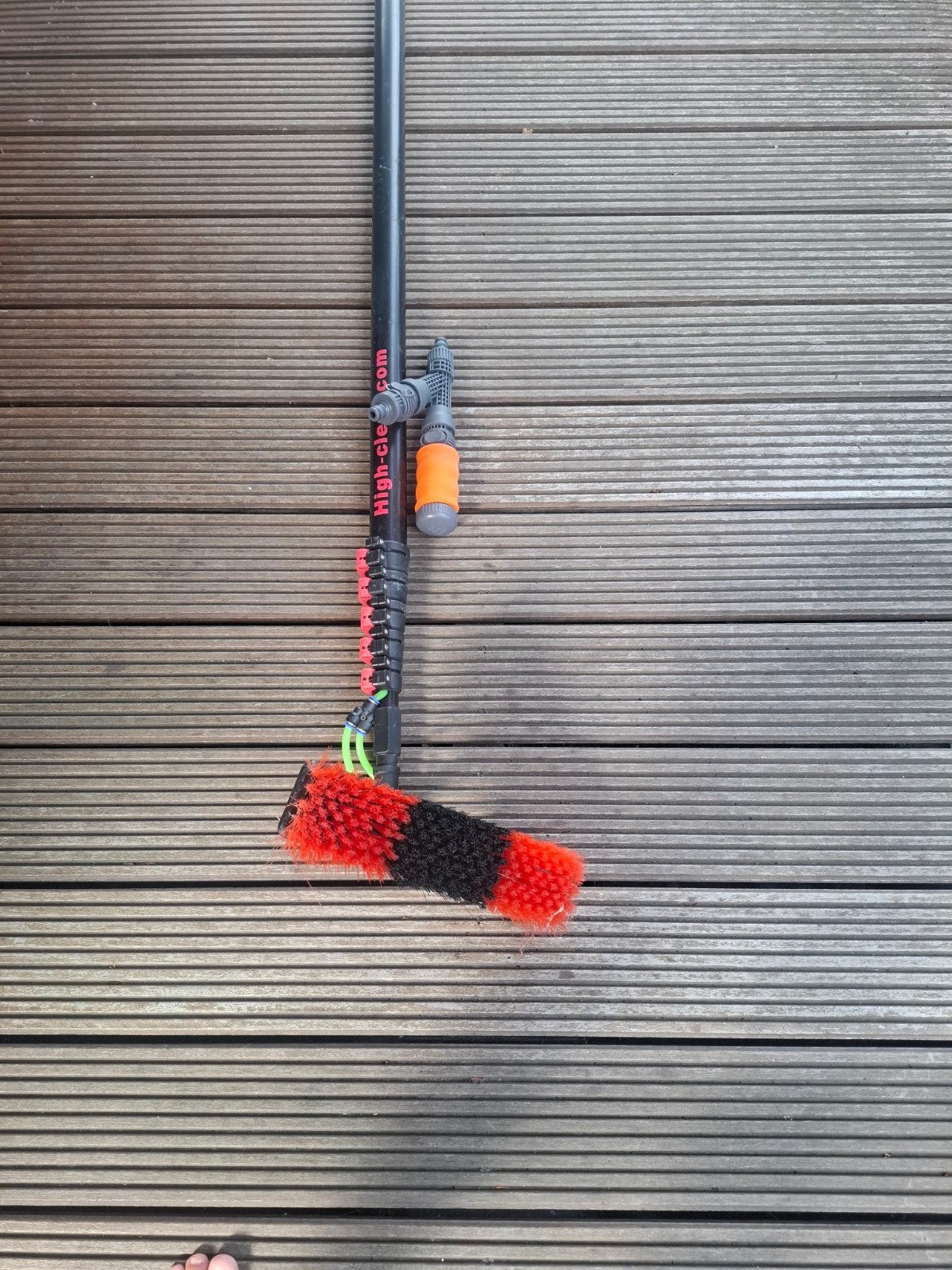 High-Clean telescopische Wasborstel met Wateraansluiting, Ophalen, Gebruikt, Overige typen, Overige merken