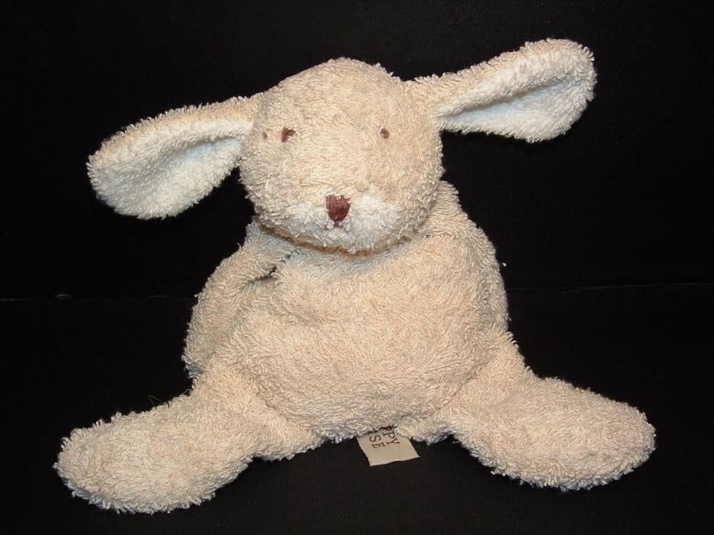 HAPPY HORSE KONIJN BADSTOF BEIGE MET WITTE BINNENKANT, Kinderen en Baby's, Speelgoed | Knuffels en Pluche, Ophalen of Verzenden