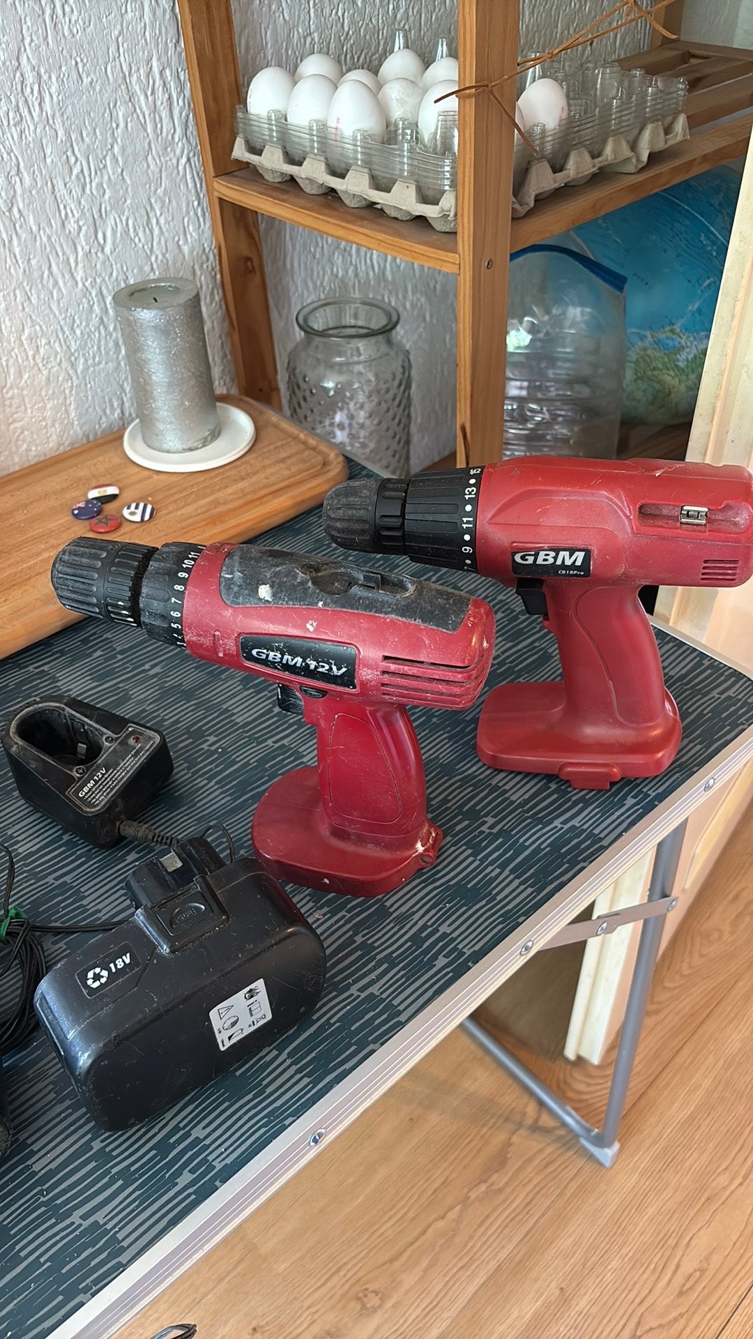 Boormachine 2x ( let op beschrijving ), Ophalen, Gebruikt, Minder dan 600 watt, Overige typen