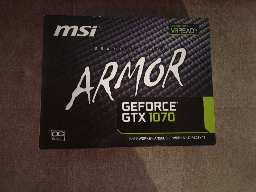 MSI GeForce GTX 1070 ARMOR 8G OC Edition, PCI-Express 3, Gebruikt, HDMI, Ophalen of Verzenden