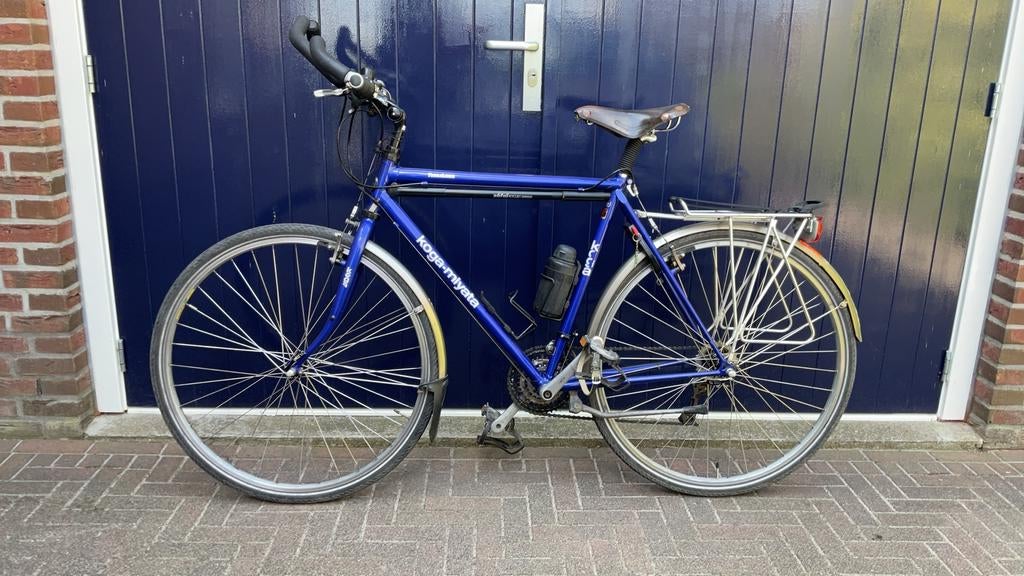 Koga Myata Terraliner kleur B-8 kobaltblauw frame 56 cm, Ophalen, Gebruikt, Koga Miyata, Meer dan 20 versnellingen