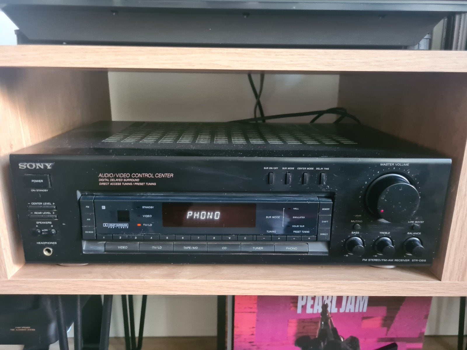 Nette Sony STR-D515 a/v versterker met speakers, Ophalen, Zo goed als nieuw, 60 tot 120 watt, Sony