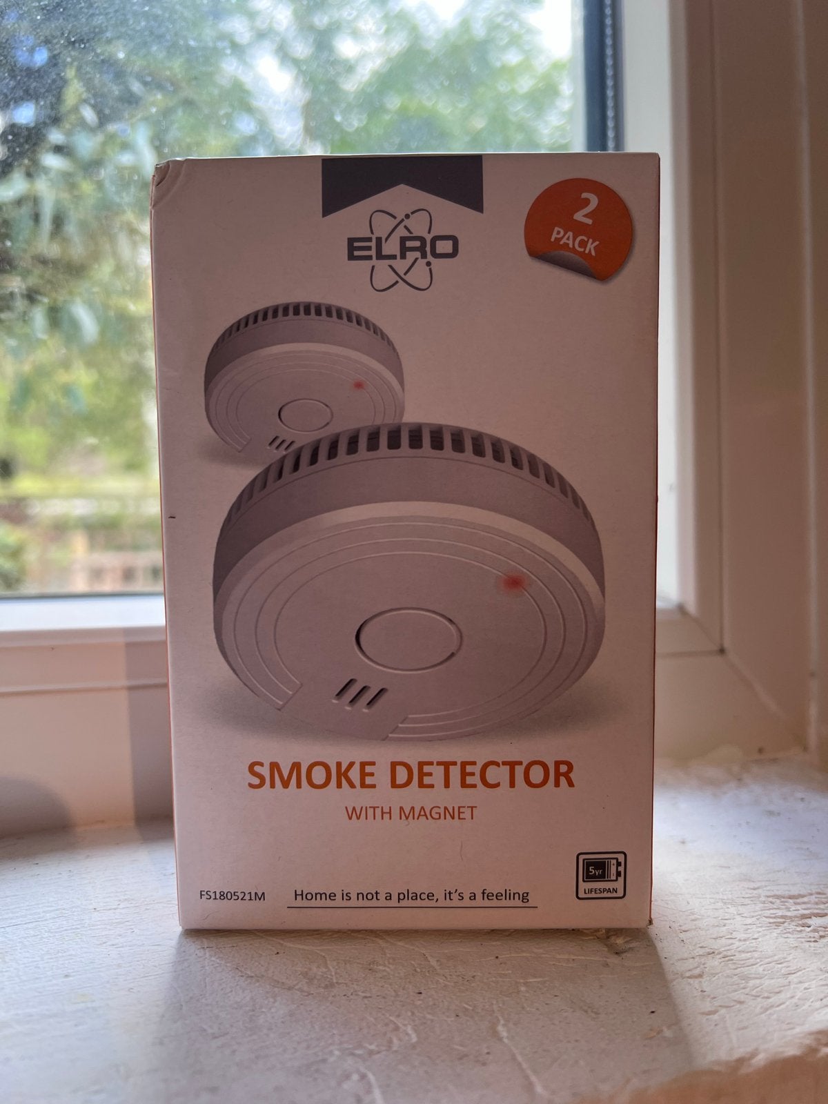 ELRO Rookmelders (2-pack) met magneetmontage, Doe-het-zelf en Verbouw, Alarmsystemen, Detector, Sensor of Melder, Nieuw, Ophalen of Verzenden