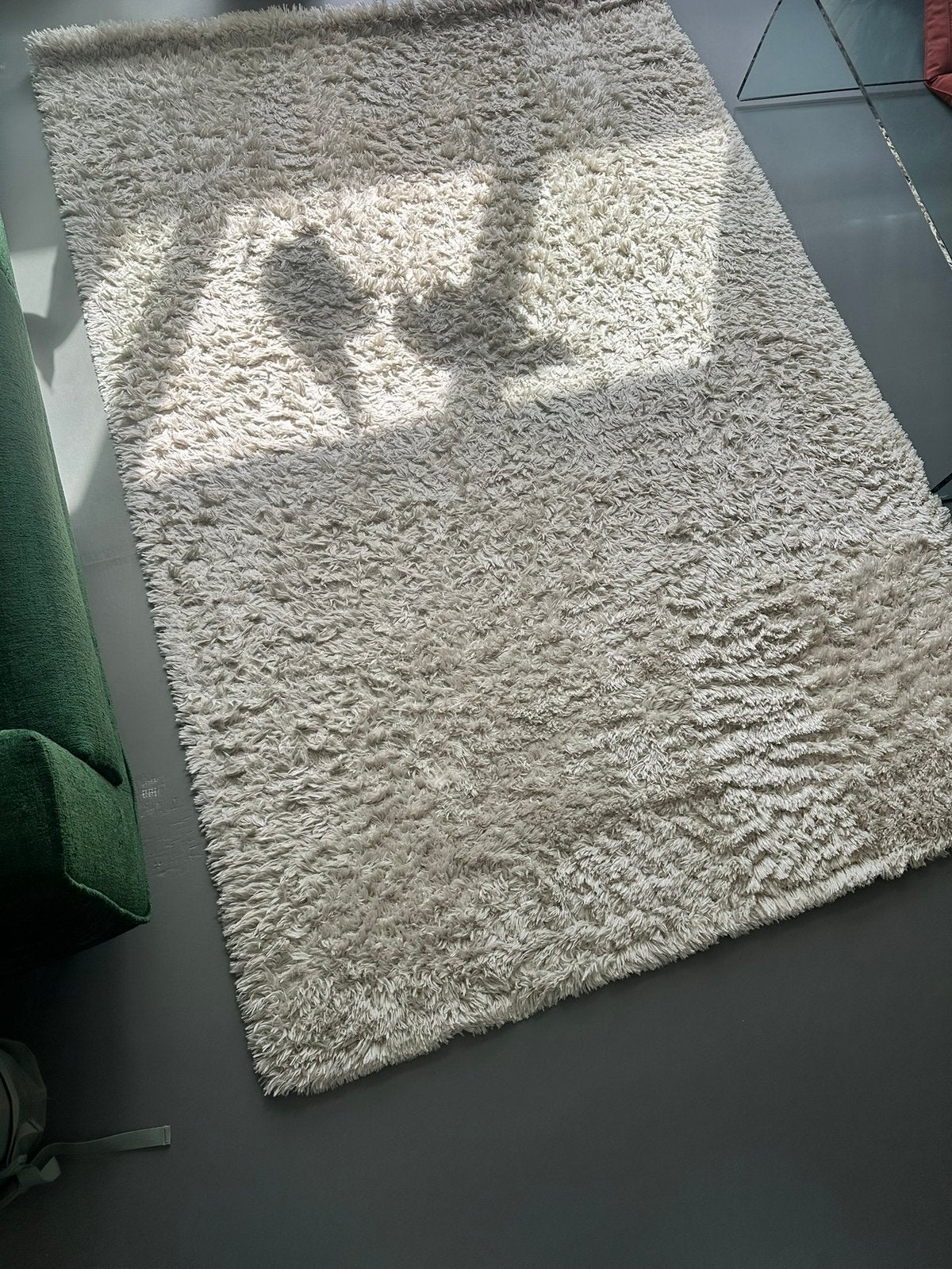 Vloerkleed ecru 160x230 cm, Huis en Inrichting, Stoffering | Tapijten en Kleden, Ophalen, 150 tot 200 cm, 200 cm of meer, Zo goed als nieuw