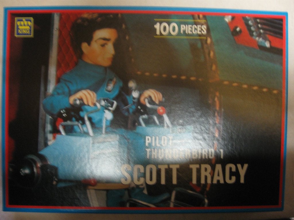 Vintage Thunderbirds "Puzzel Scott", Ophalen of Verzenden, Zo goed als nieuw, Overige typen