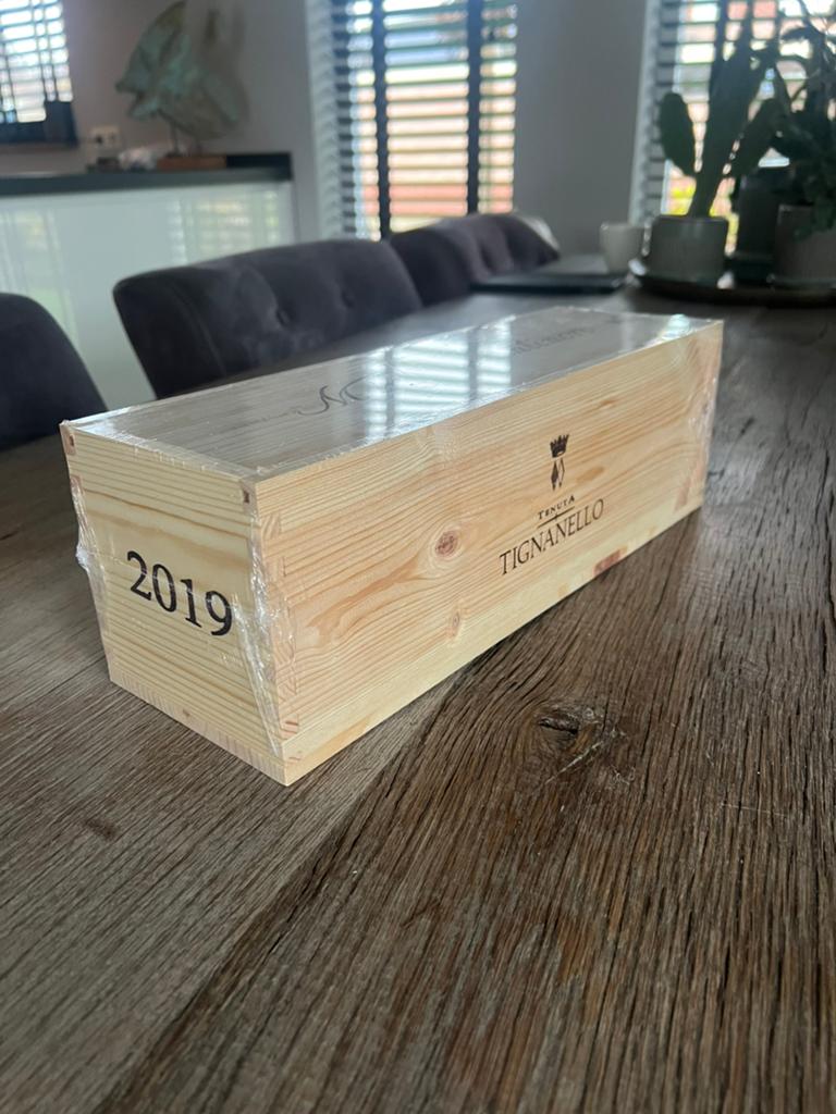 Antinori Tignanello 2019 Magnum 1,5L in originele kist, Ophalen of Verzenden, Zo goed als nieuw, Frankrijk, Rode wijn
