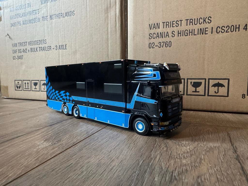 WSI model Sjaak Kentie Scania bakwagen 1:50, Ophalen of Verzenden, Nieuw, Bus of Vrachtwagen