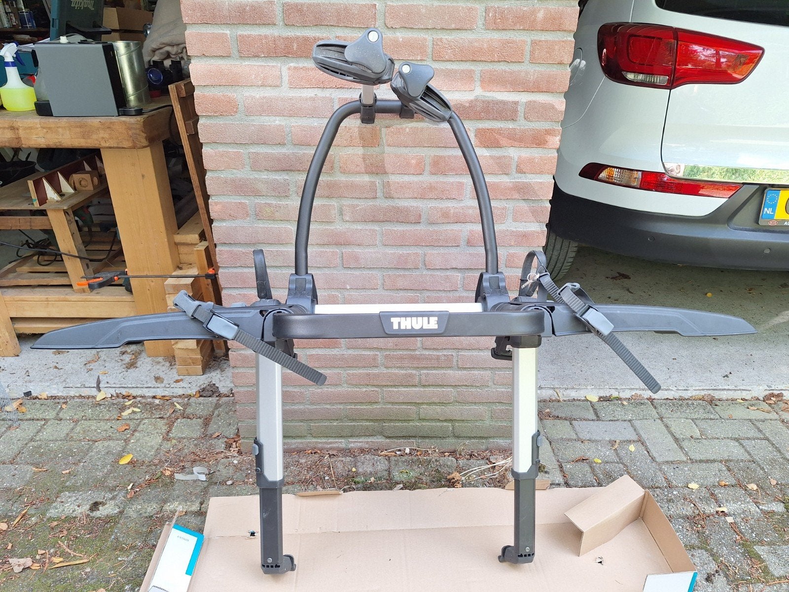 Thule OutWay Platform 2 fietsendrager voor achterklep, Auto diversen, Fietsendragers, Ophalen