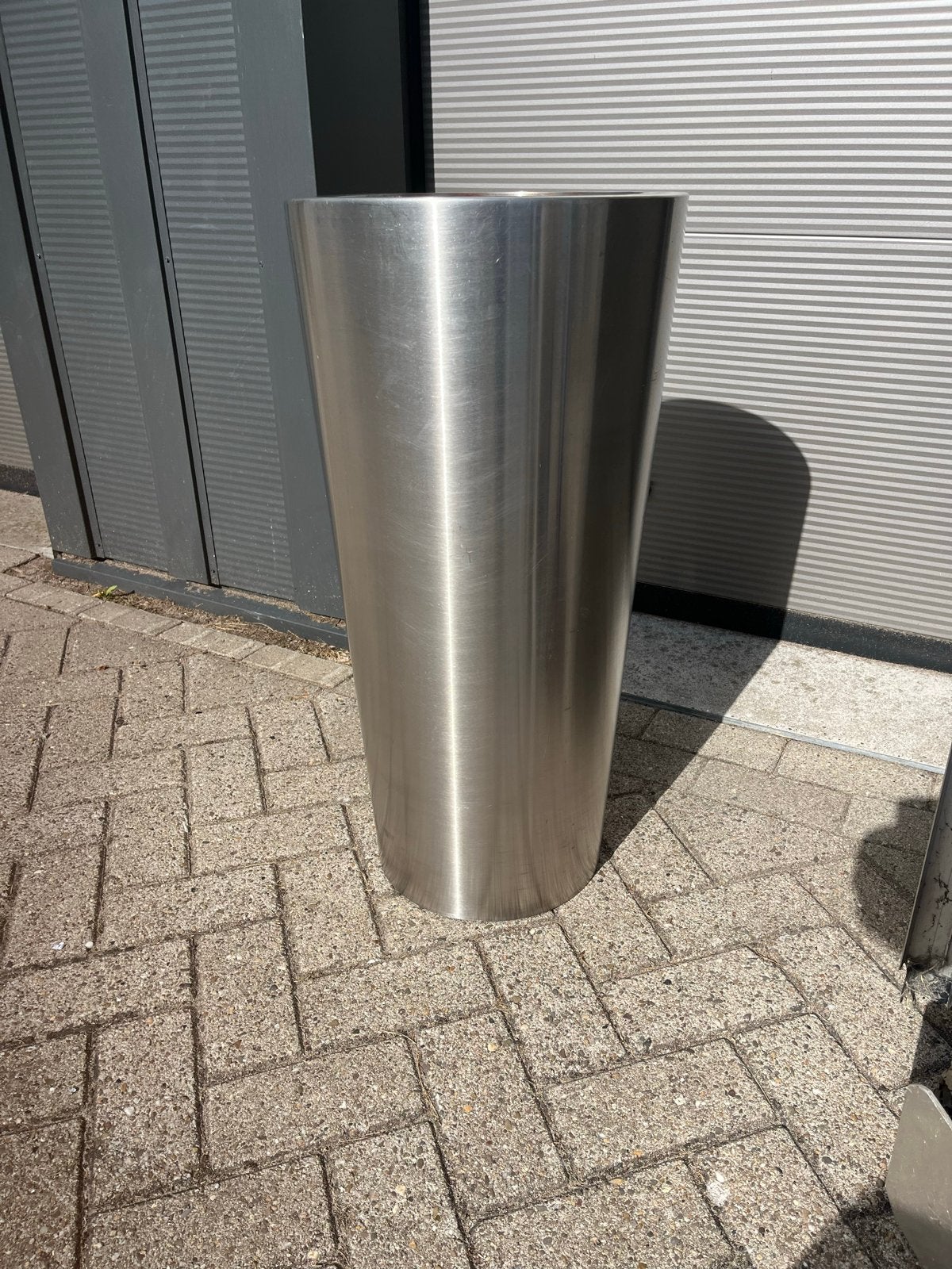 Exclusieve RVS 316 Bloembakken & Plantenbakken, Gebruikt, Rond, Ophalen of Verzenden, Binnen
