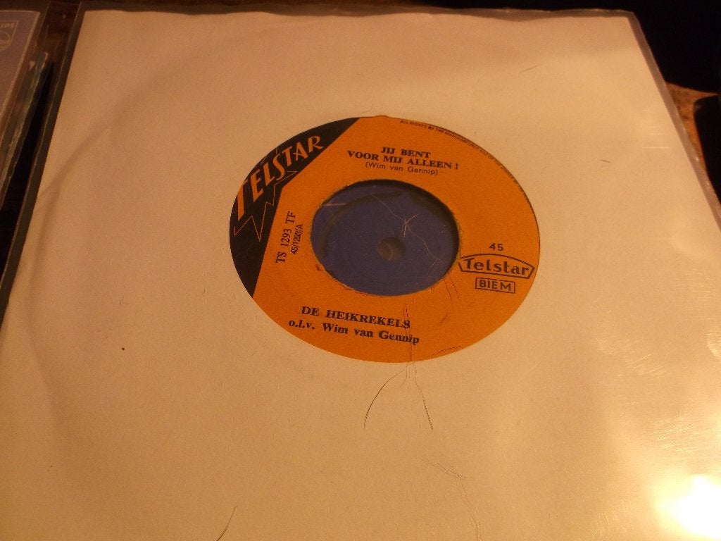 de heikrekels Jij bent voor mij alleen 186//, Gebruikt, 7 inch, Single, Ophalen of Verzenden