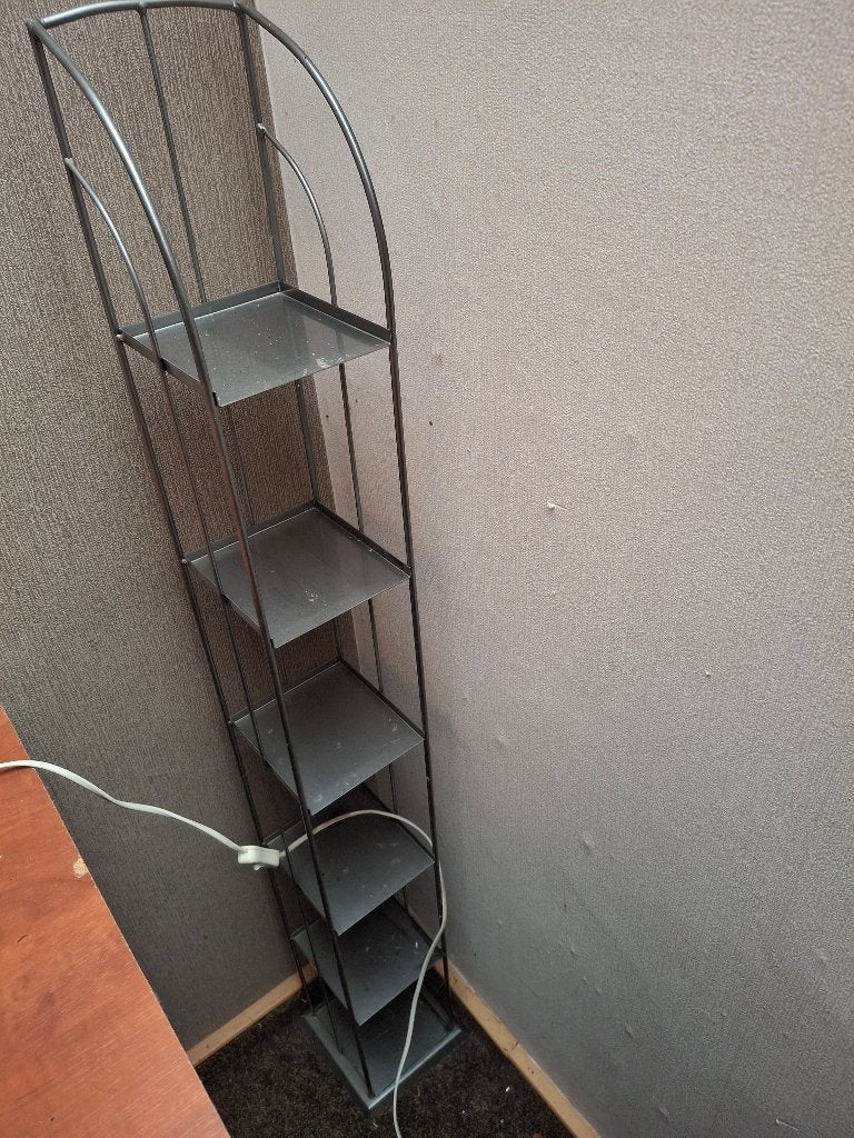 DVD rek te koop, Huis en Inrichting, Ophalen of Verzenden, Gebruikt, Metaal, Cd's of Dvd's