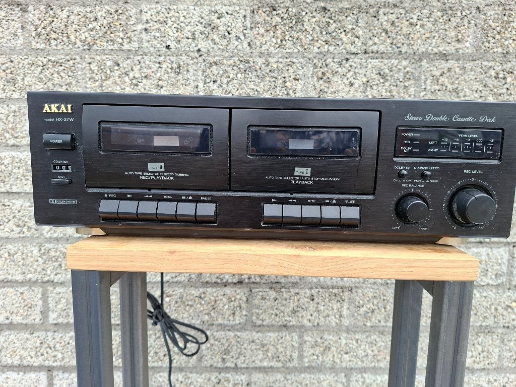 akai dubbele cassettedeck, Ophalen of Verzenden, Akai