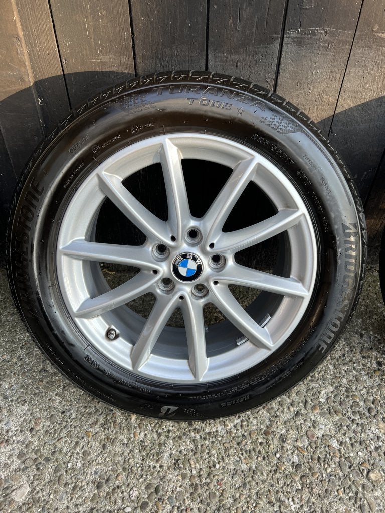 5x112 originele bmw X1 X2 style 560 velgen zomer 17” Tpms, Gebruikt, Banden en Velgen, Niet ingevuld, 17 inch