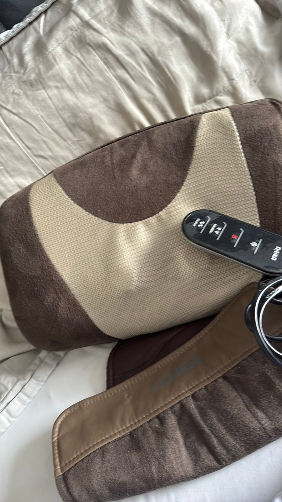 Homemedics Shiatsu Massagekussen met Warmte en Vibratie, Sport en Fitness, Ophalen of Verzenden, Gebruikt, Massagestoel of Kussen