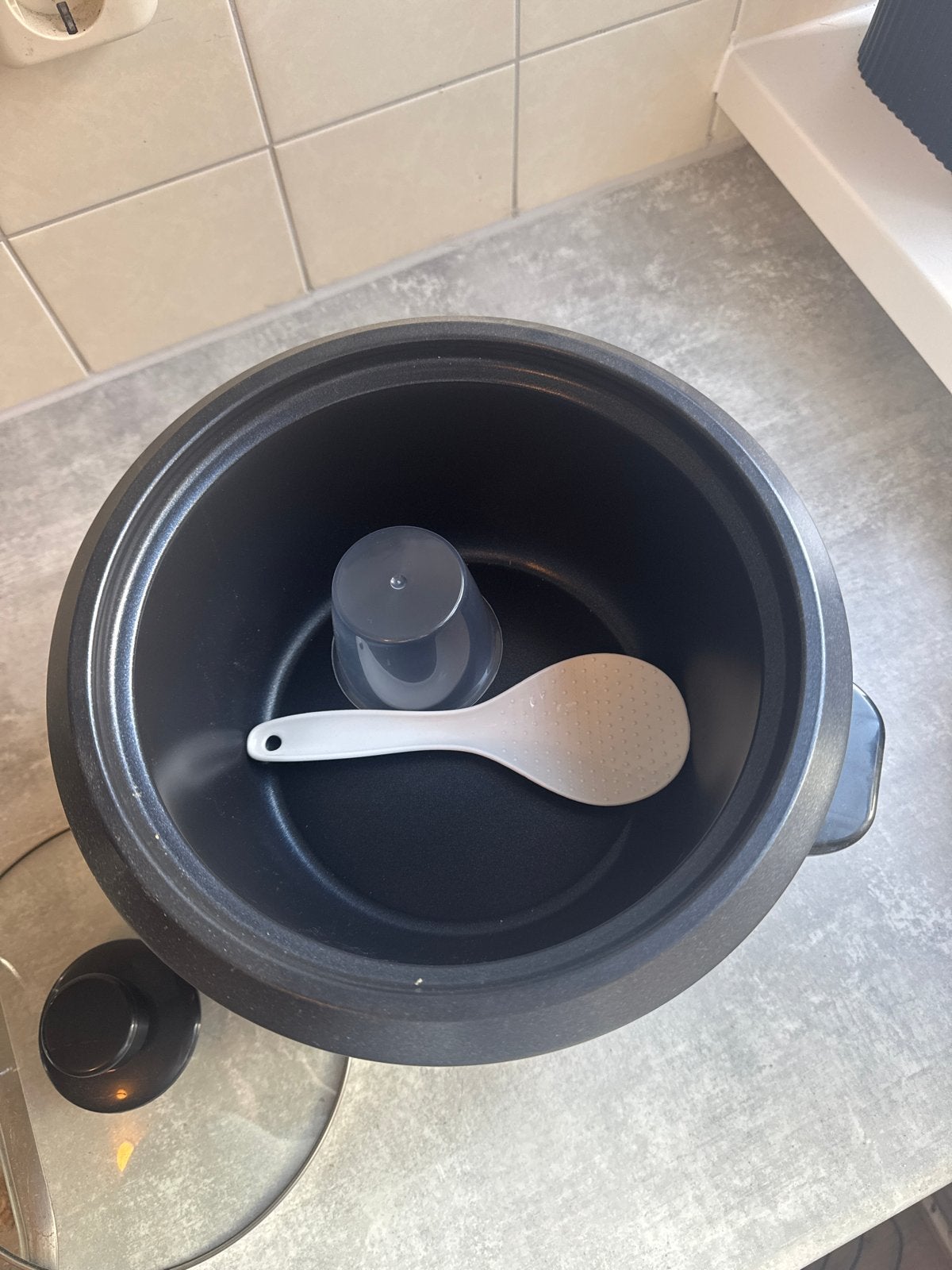Rijstkoker met maatbeker en lepel, Ophalen, Vaatwasmachinebestendig, Nieuw