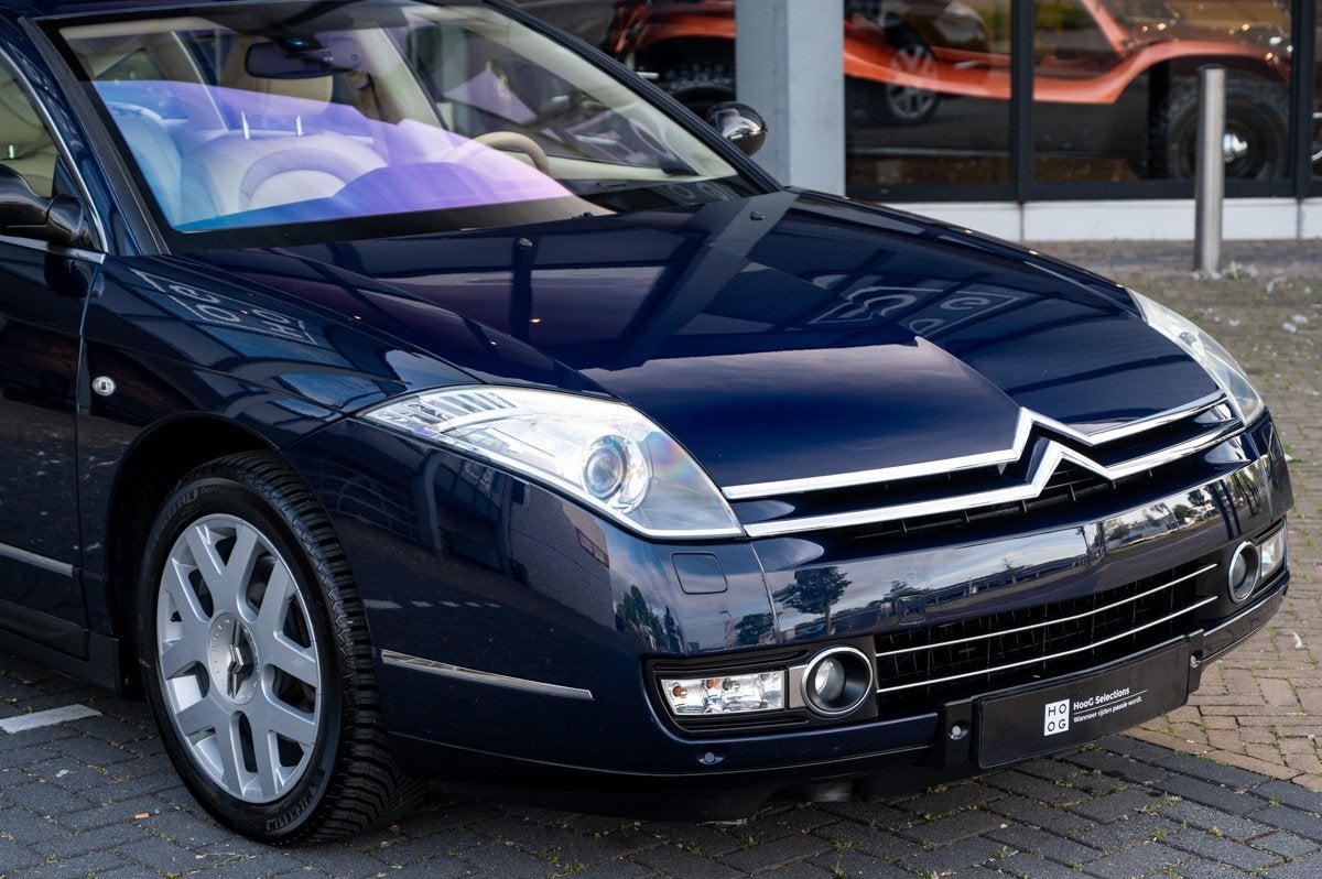 Citroën C6 3.0 V6 EXCLUSIVE (bj 2007, automaat), Auto's, Citroën, Gebruikt, Leder, Bedrijf, Euro 4