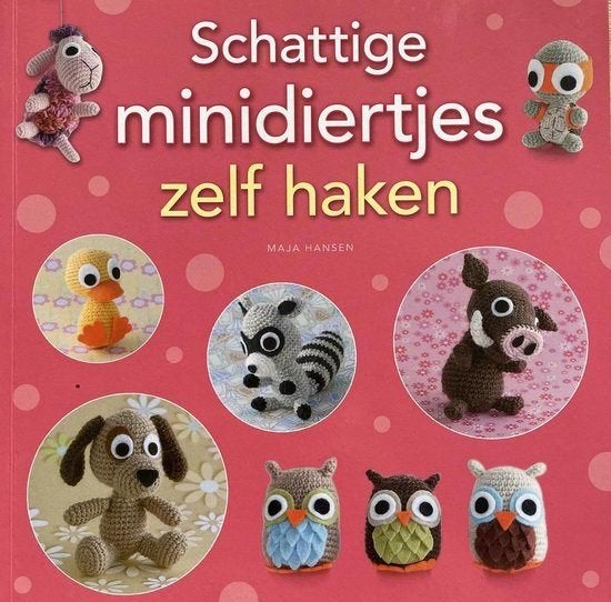 Maja Hansen - Schattige minidiertjes zelf haken, Hobby en Vrije tijd, Ophalen of Verzenden, Zo goed als nieuw, Haken, Patroon of Boek