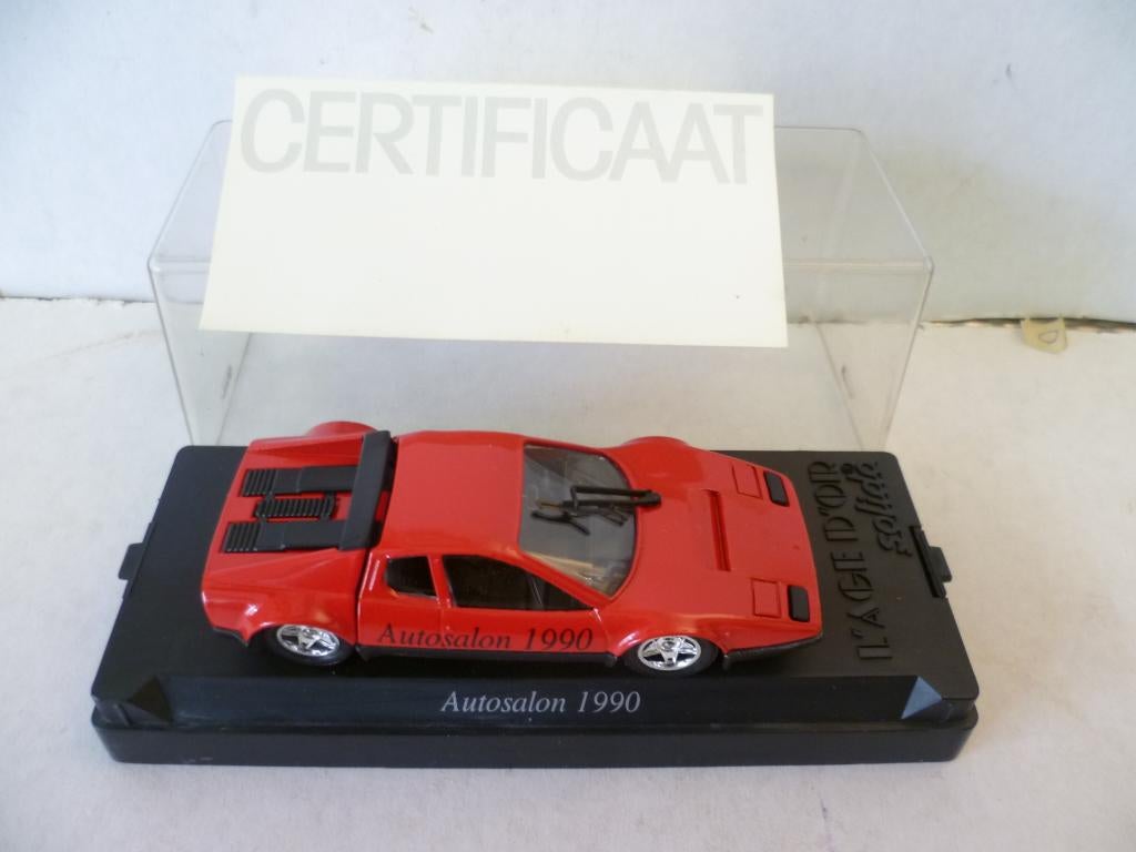 Solido Ferrari 365 BB De Bijenkorf Autosalon 1990 1:43 auto, Hobby en Vrije tijd, Modelauto's | 1:43, Ophalen of Verzenden, Nieuw
