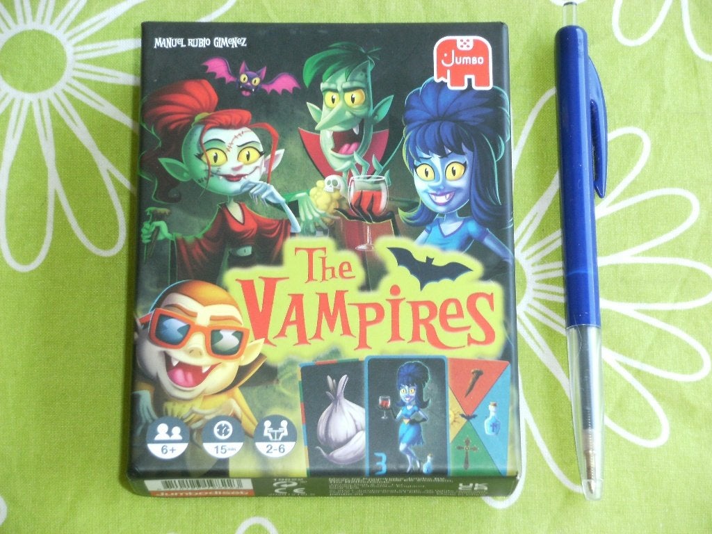 The Vampires - kaartspel voor Vampirenjagers, Vijf spelers of meer, Ophalen of Verzenden, Zo goed als nieuw