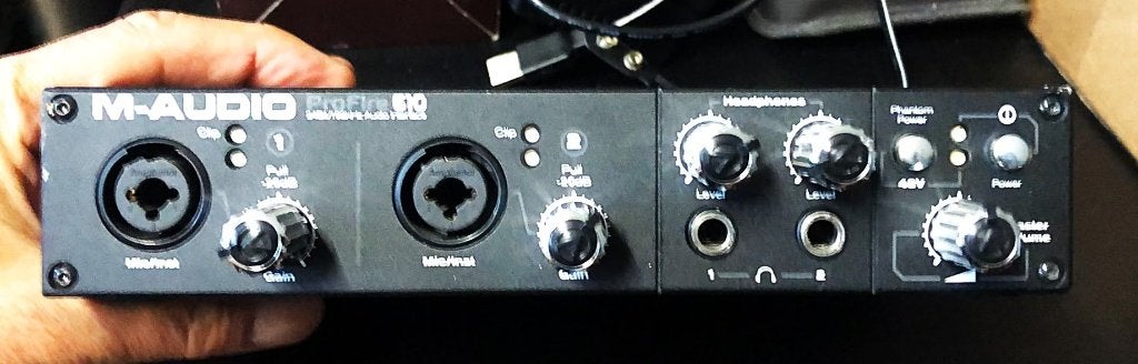 M-Audio ProFire 610/firewire audio/midi interface+voeding, Ophalen of Verzenden, Gebruikt