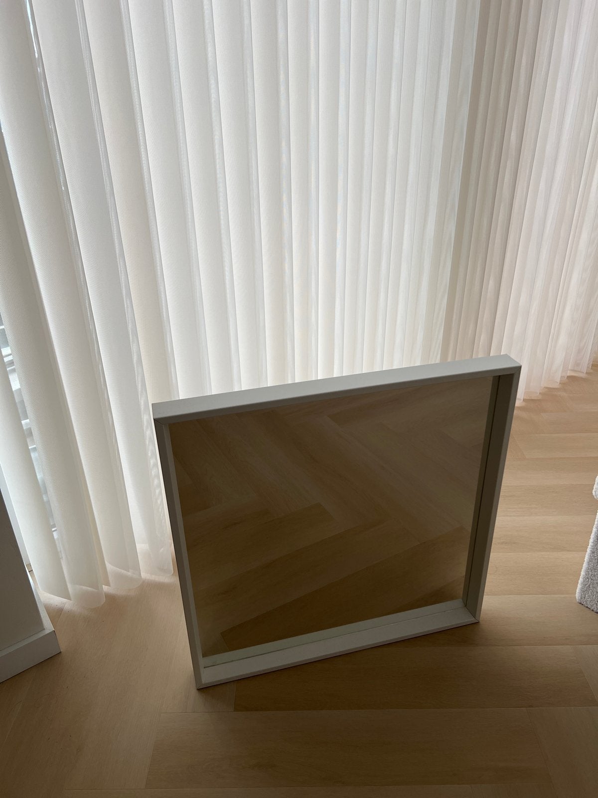 IKEA NISSEDAL spiegel - Zo goed als nieuw, Huis en Inrichting, Vierkant, Ophalen of Verzenden, Zo goed als nieuw, Minder dan 100 cm
