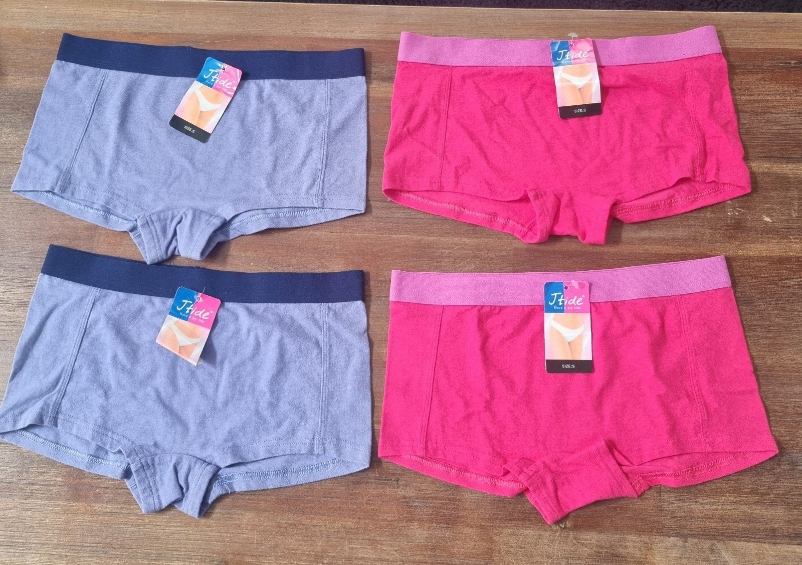 4x NIEUWE Dames Boxershorts JTIDE - Maat S (valt als M), Jtide, Ophalen of Verzenden, Overige kleuren, Broekje of Short
