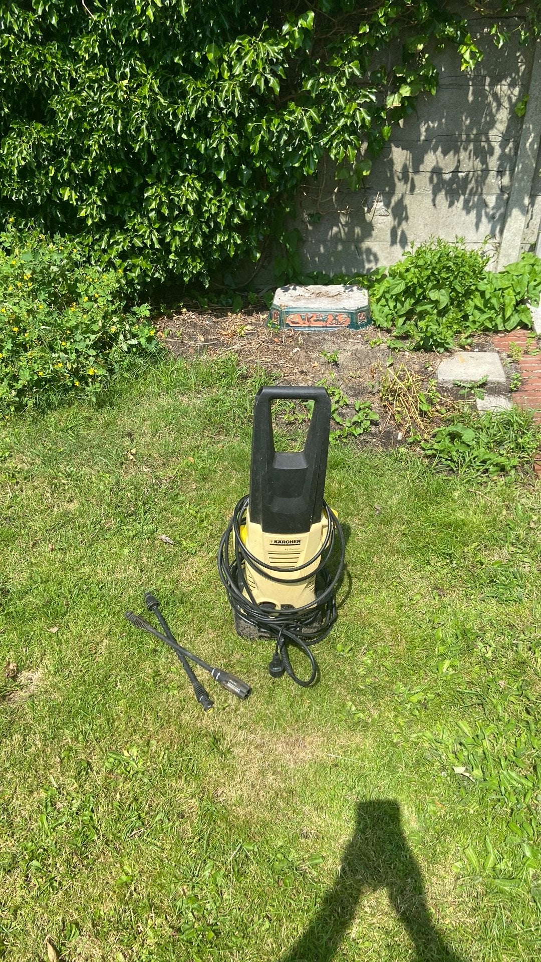Kärcher K2 premium met toebehoren hogedrukreiniger, Ophalen, Gebruikt, Elektrisch, Met autostop en -start