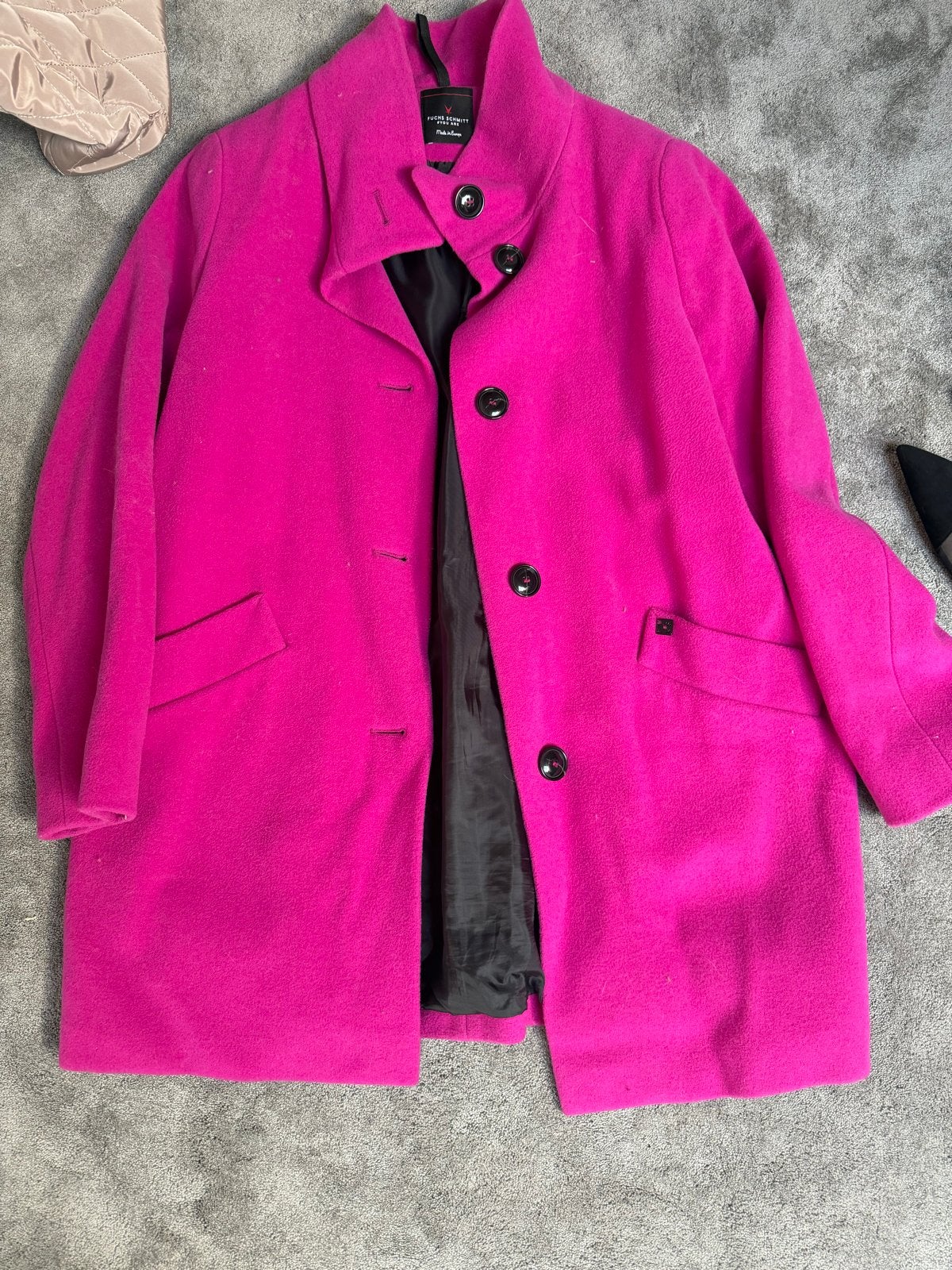 Fuchsia roze Fuchs Schmitt jas - Maat 46/48 (XL), Verzenden, Zo goed als nieuw, Maat 46/48 (XL) of groter, Roze
