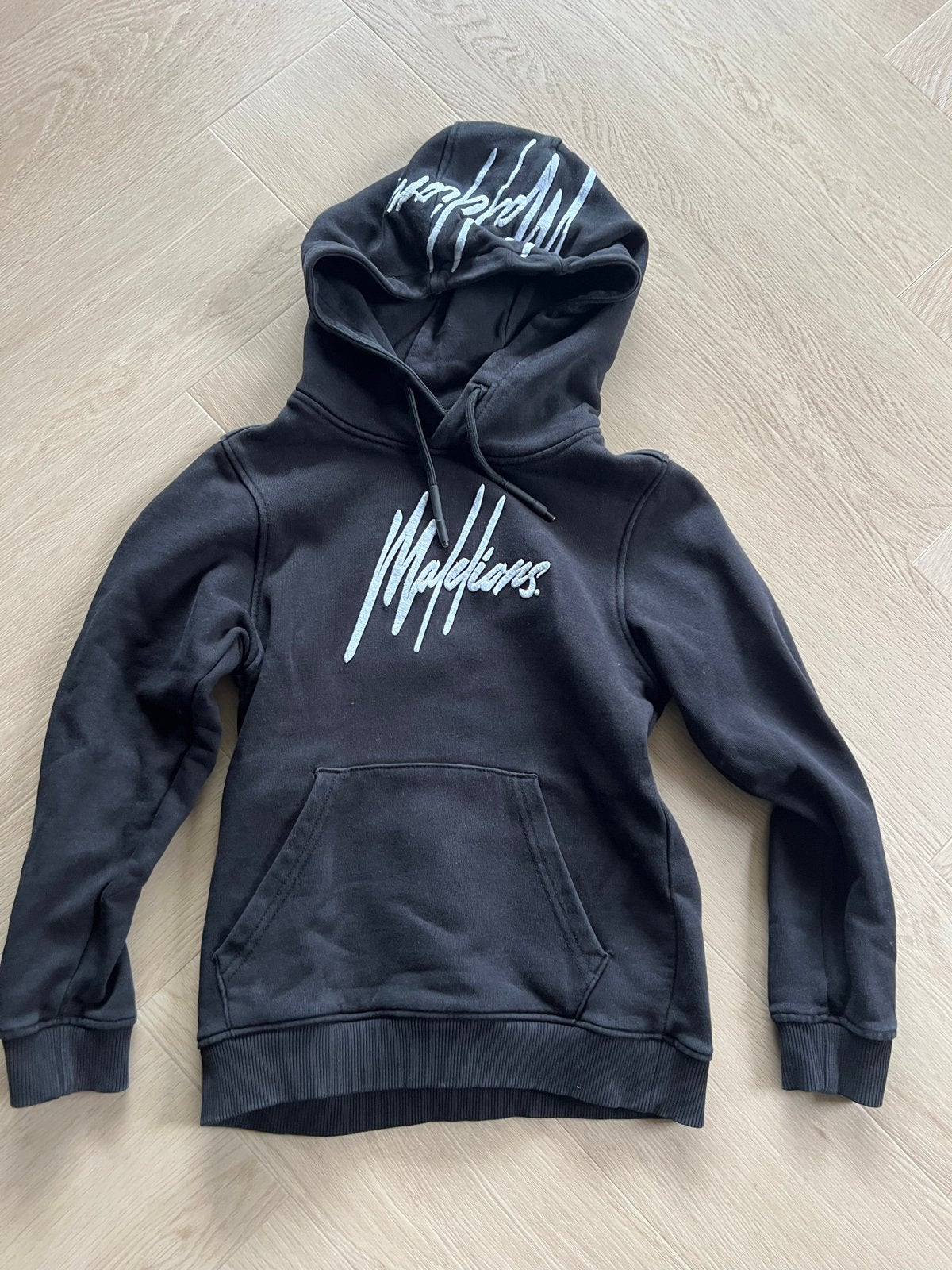 Malelions hoodie zwart maat 140, Ophalen of Verzenden, Gebruikt, Jongen of Meisje