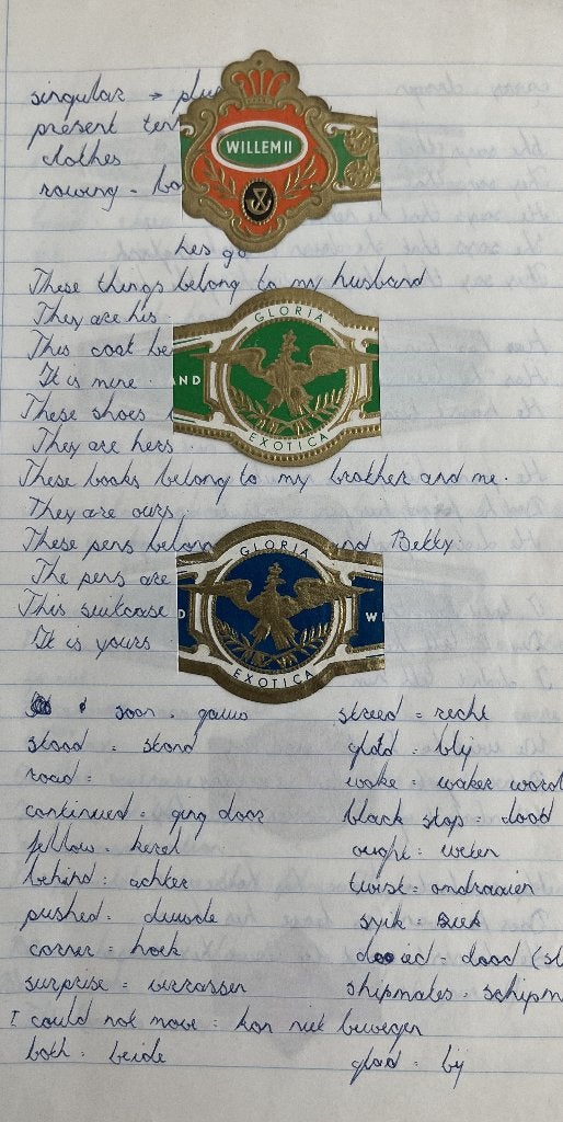 Verzameling van 122 vintage sigarenbandjes uit de jaren '60, Verzamelen, Rookartikelen, Aanstekers en Luciferdoosjes, Ophalen of Verzenden