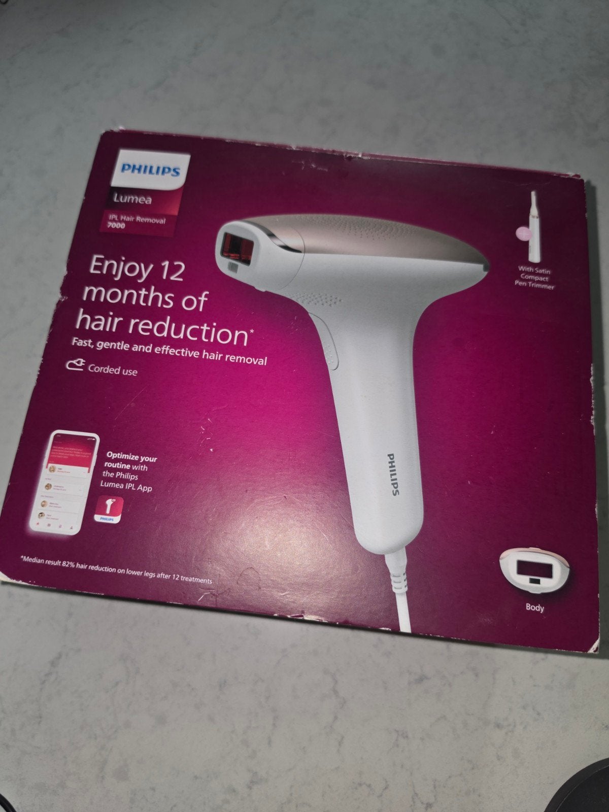 Philips Lumea IPL Hair Removal 7000 Series, Ophalen, Zo goed als nieuw, Scheren en Epileren