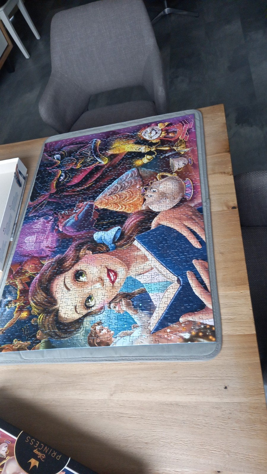 Ravensburger legpuzzel Princess Belle en Beest 1000 stukjes, Ophalen, 500 t/m 1500 stukjes, Zo goed als nieuw, Legpuzzel