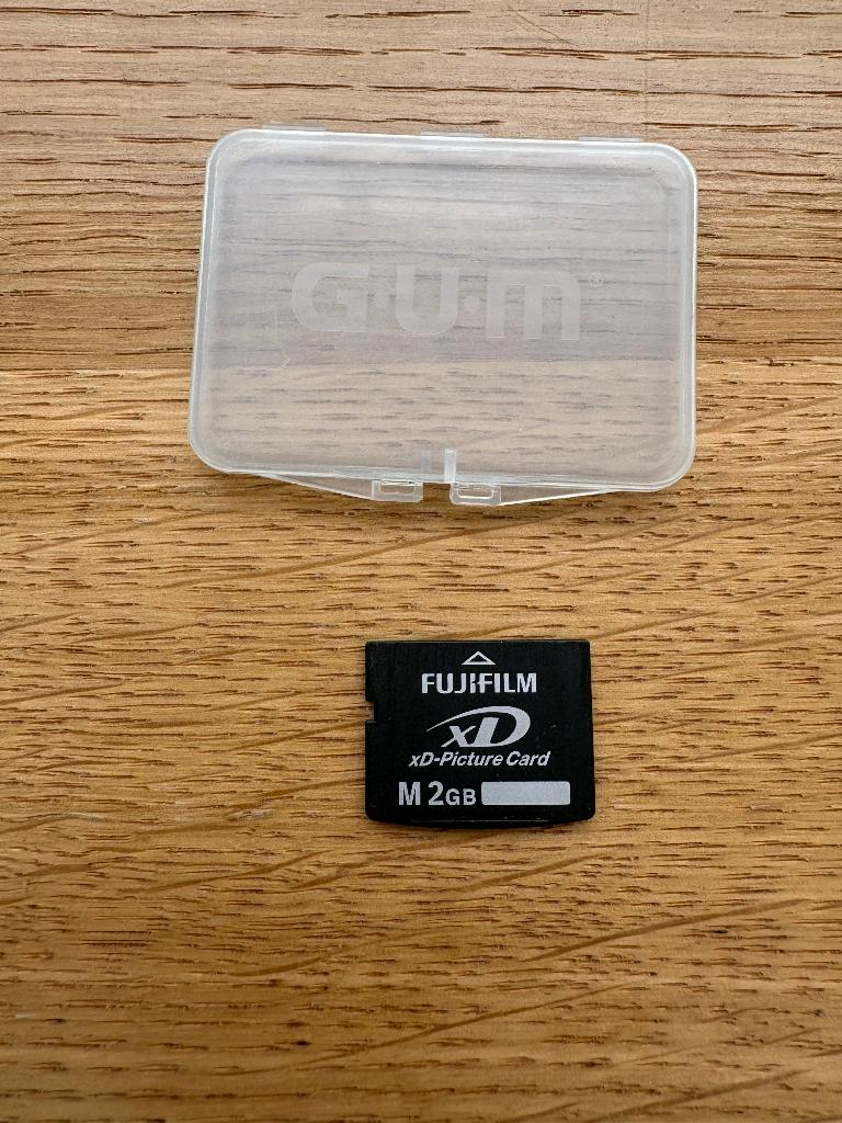 Fujifilm XD geheugenkaart 2gb, XD, Ophalen of Verzenden, Zo goed als nieuw, 2 GB