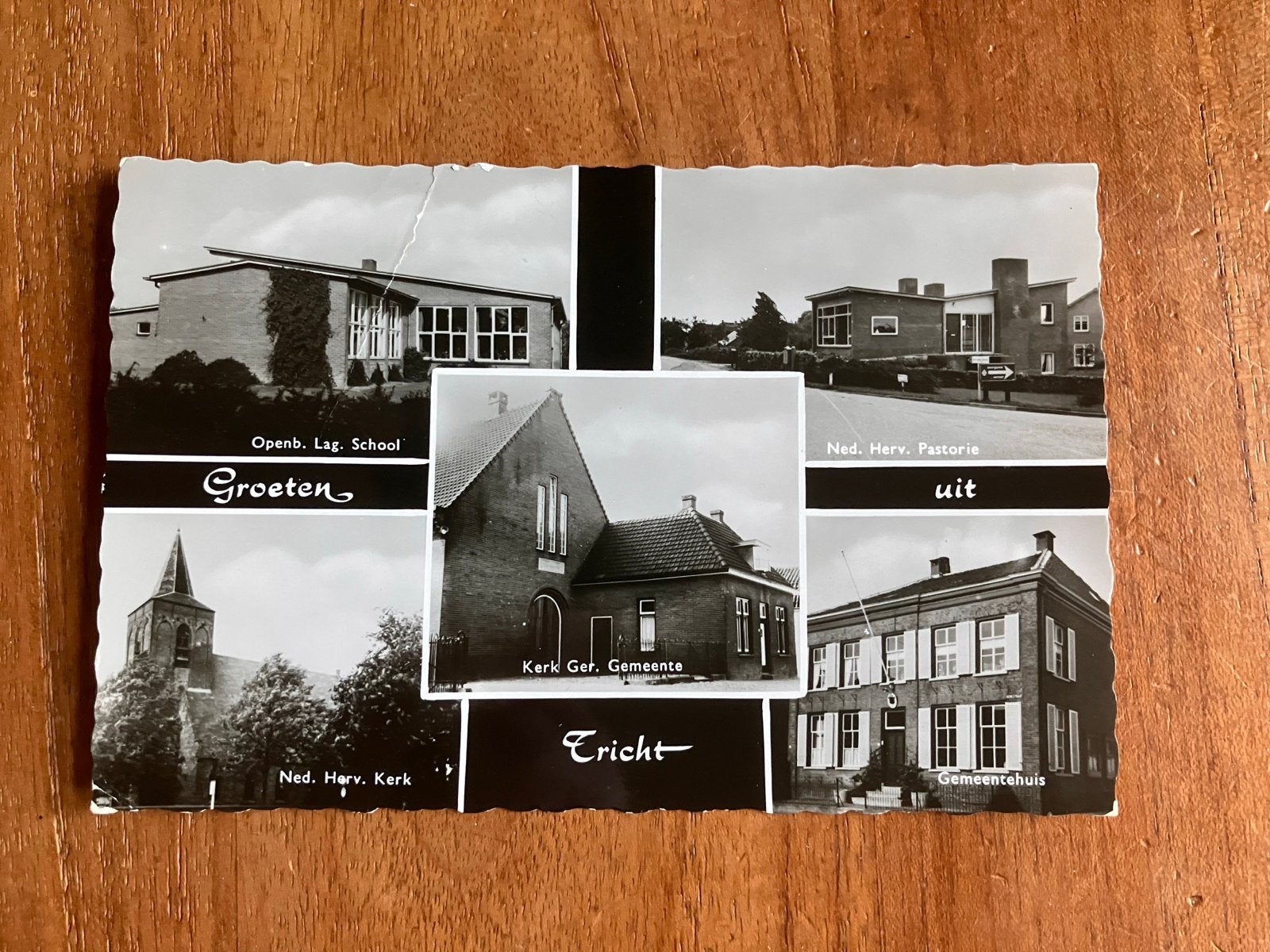 Groeten uit Tricht, Ophalen of Verzenden, 1940 tot 1960, Gelopen, Gelderland