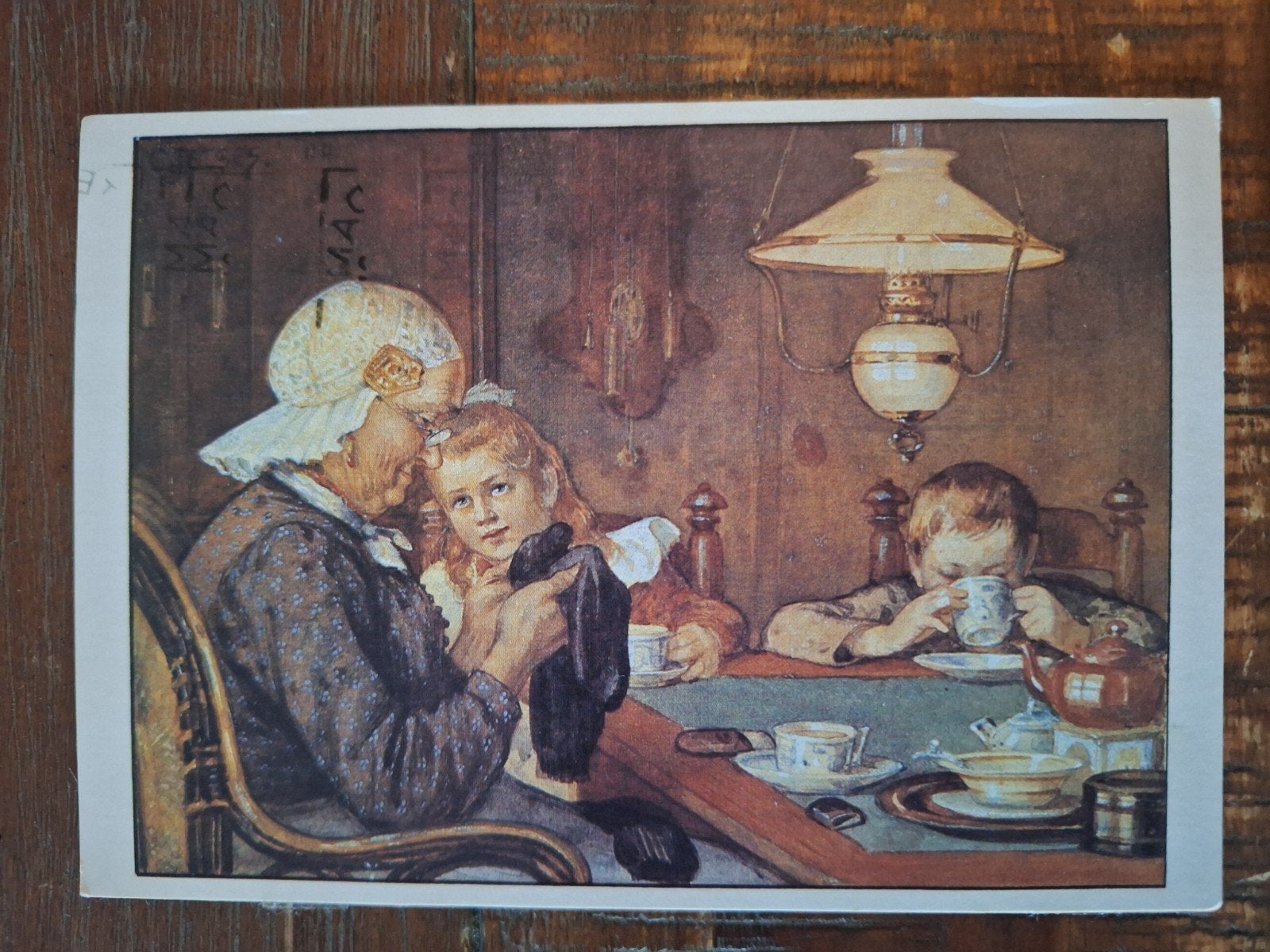 Vintage Ansichtkaart - C. Jetses - Niets vergeten, Ophalen of Verzenden, Gelopen, Kinderen