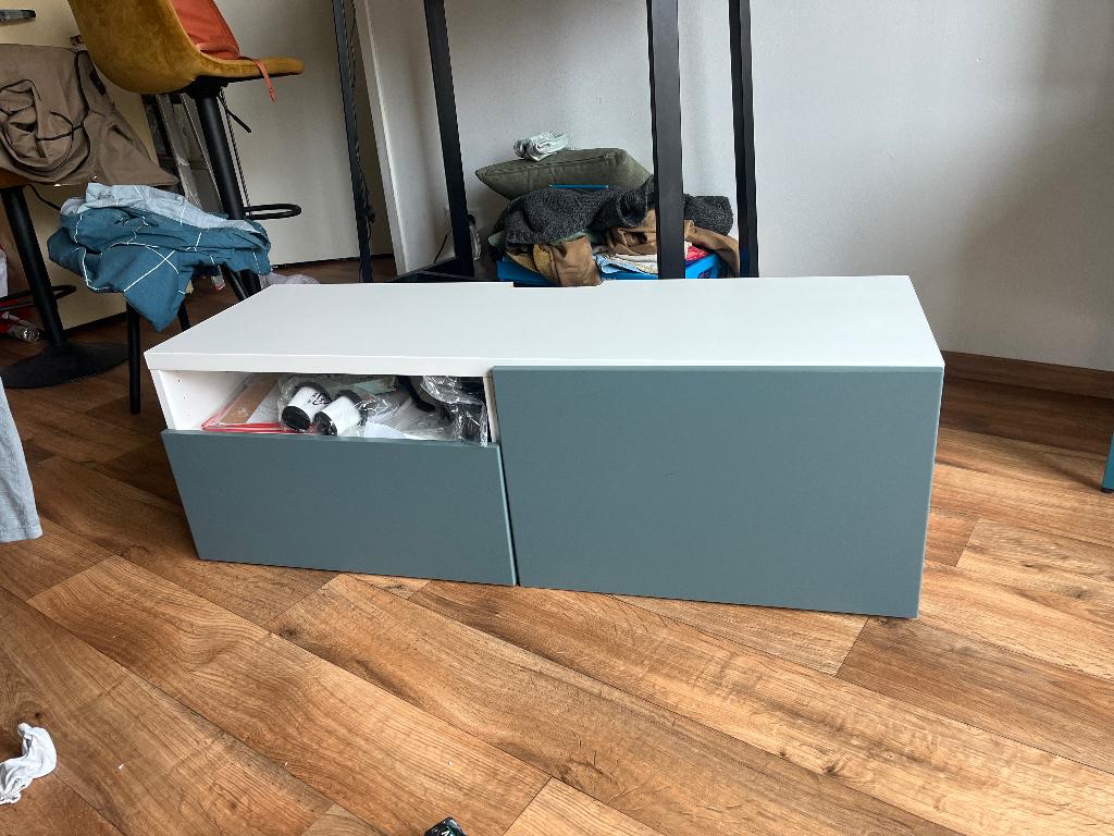 Ikea besta tv meubel kast, Ophalen, 100 tot 150 cm, Zo goed als nieuw, Minder dan 100 cm