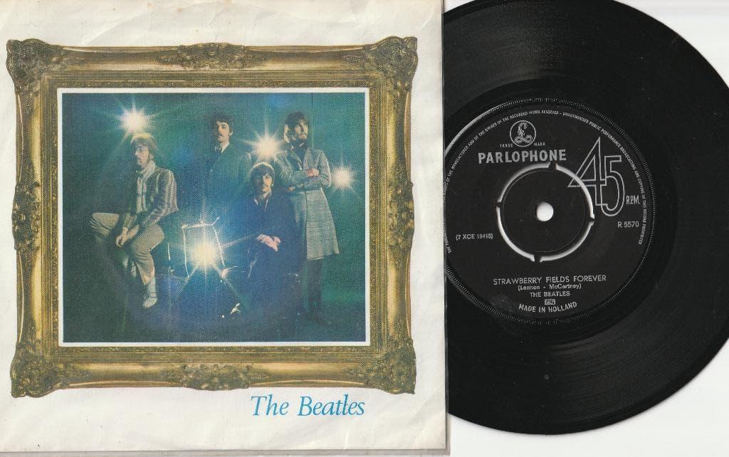 The Beatles - Strawberry Fields Forever & Penny Lane-1967, Ophalen, Gebruikt, Pop