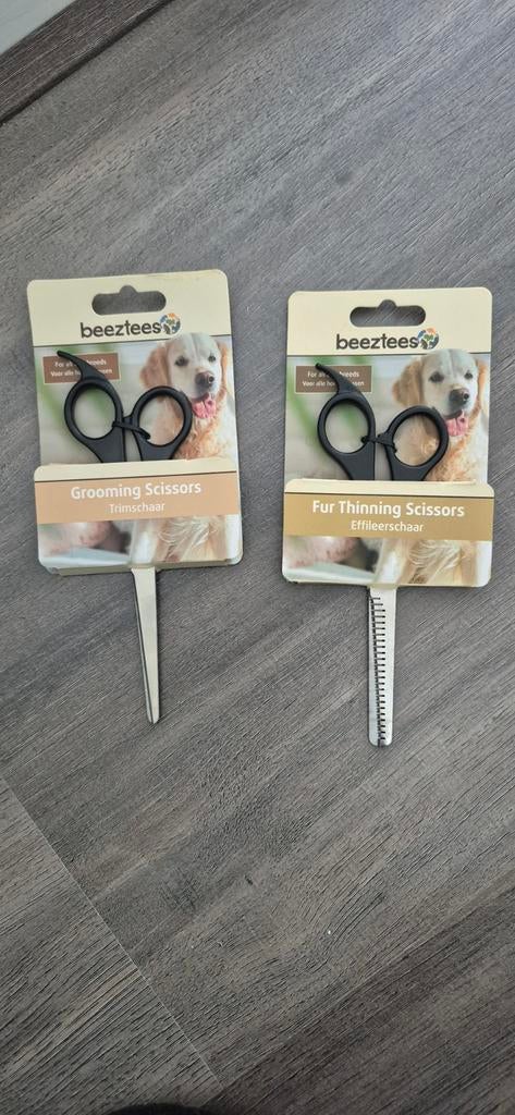 Beeztees honden scharen trimschaar en effileerschaar, Dieren en Toebehoren, Ophalen of Verzenden, Nieuw